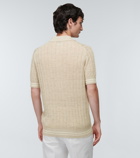 Brunello Cucinelli - Linen and cotton polo shirt