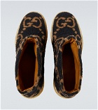Gucci - GG faux fur ankle boots