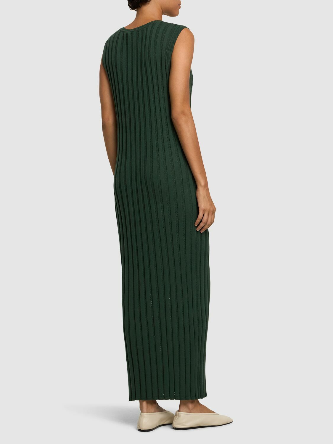 VARLEY Christine Cotton Knit Maxi Dress Varley
