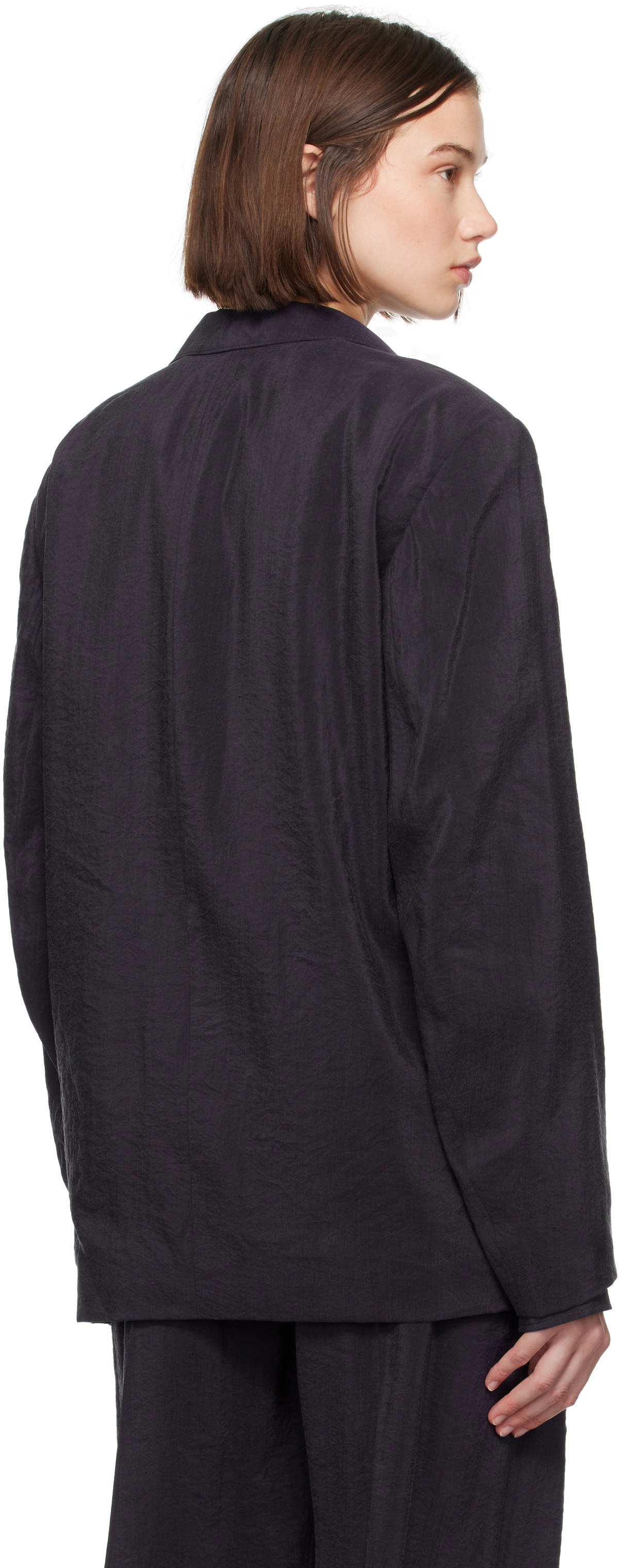 LEMAIRE Purple Soft Tailored Blazer