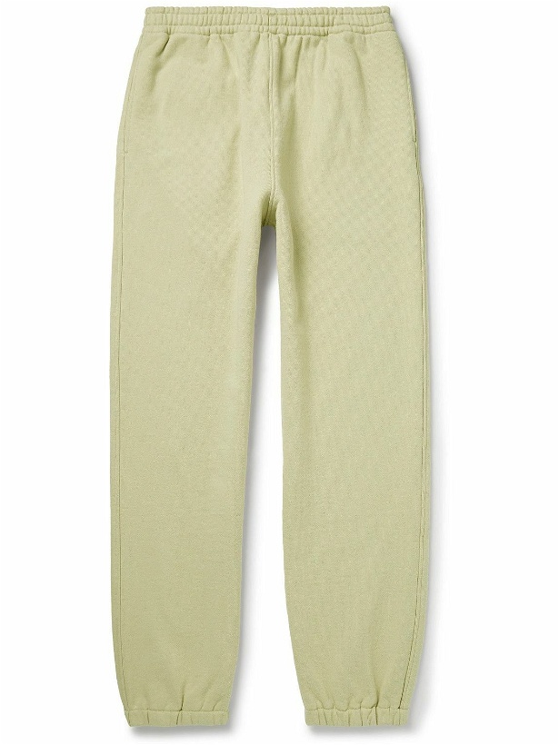 Photo: Auralee - Tapered Cotton-Jersey Sweatpants - Green
