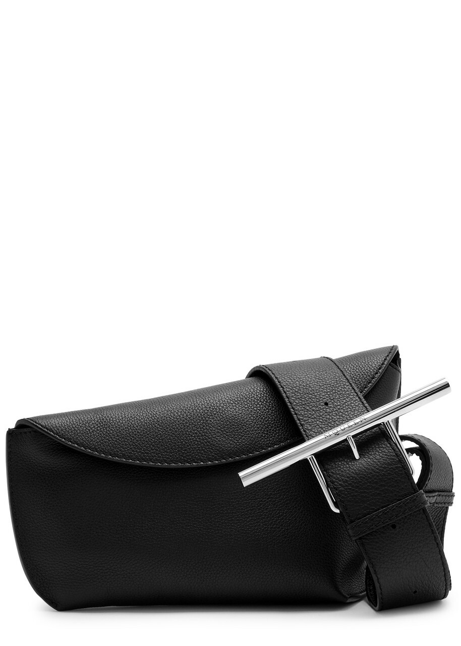 ショルダーバッグ・ポシェット Alexander Mcqueen Black Large Sling T-Bar Crossbody Bag Large T-Bar Sling Bag in Black | McQueen US