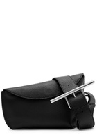 Alexander Mcqueen T-bar Grained-leather Sling Cross-body bag - Black - One Size