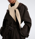 The Frankie Shop Nella reversible wool-blend scarf