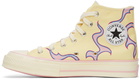 Converse Yellow Golf Le Fleur Edition Chuck 70 Hi Sneakers