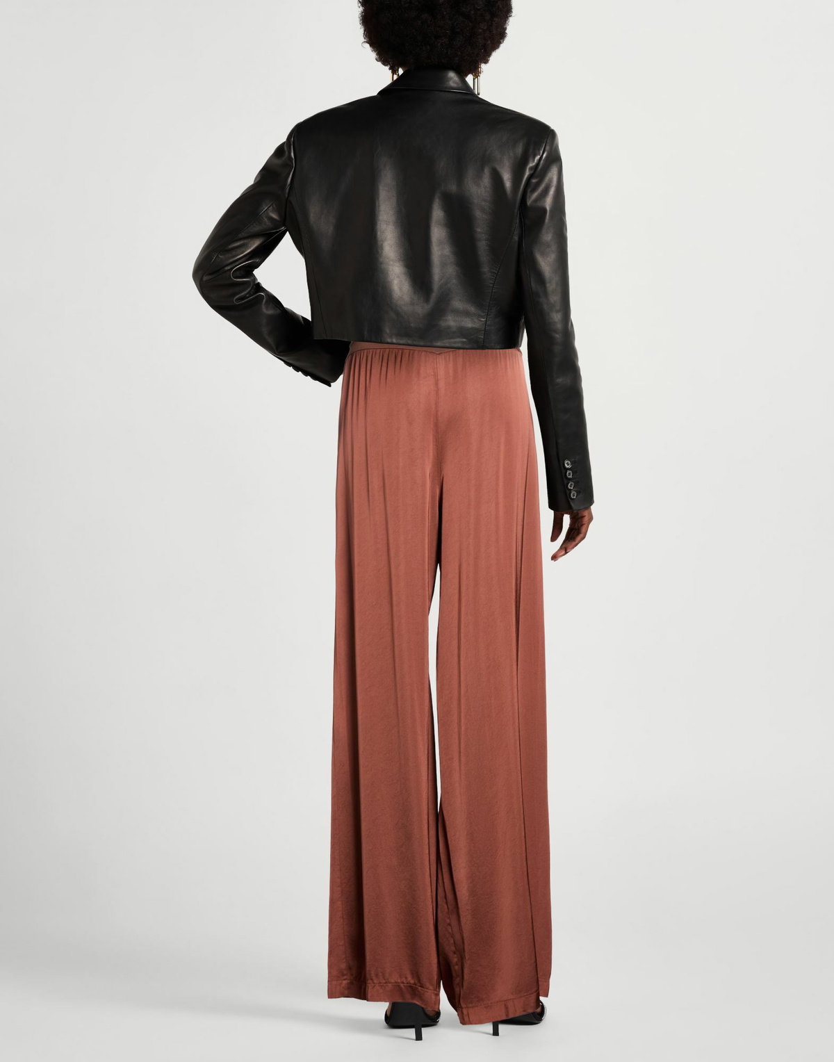 Manila Grace Womens Pants in Brown