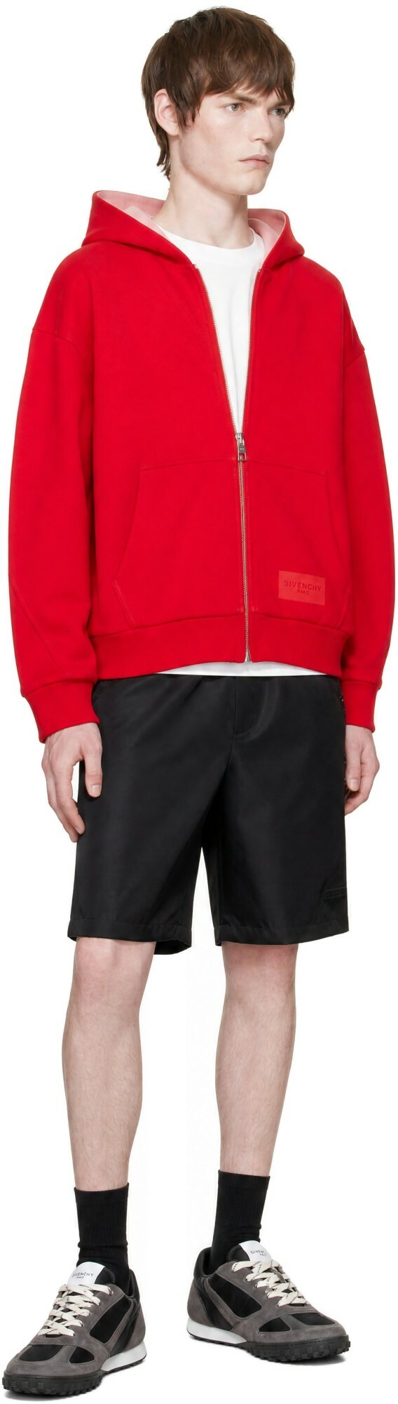 Givenchy Black Elasticized Formal Shorts
