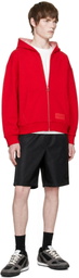 Givenchy Black Elasticized Formal Shorts