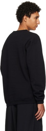Y's For Men Black Graphic Sweatshirt