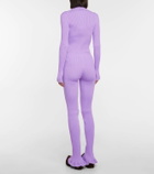 Acne Studios Ribbed-knit cotton-blend leggings