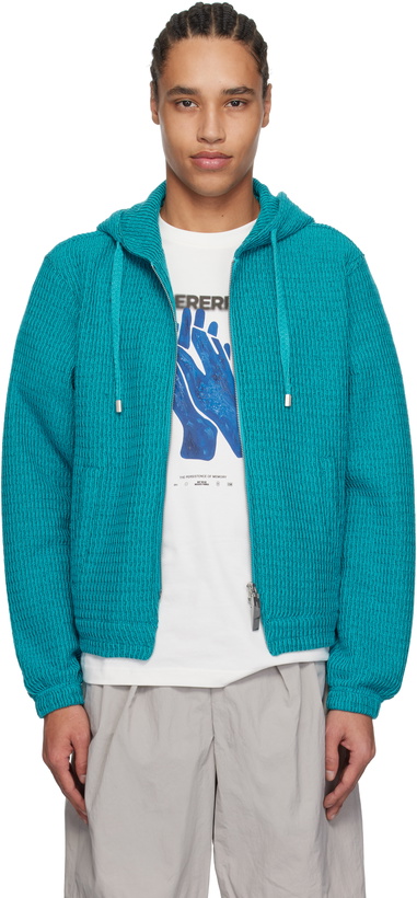 Photo: ADER error Blue Lunel Zip-Up Product. 30 Hoodie