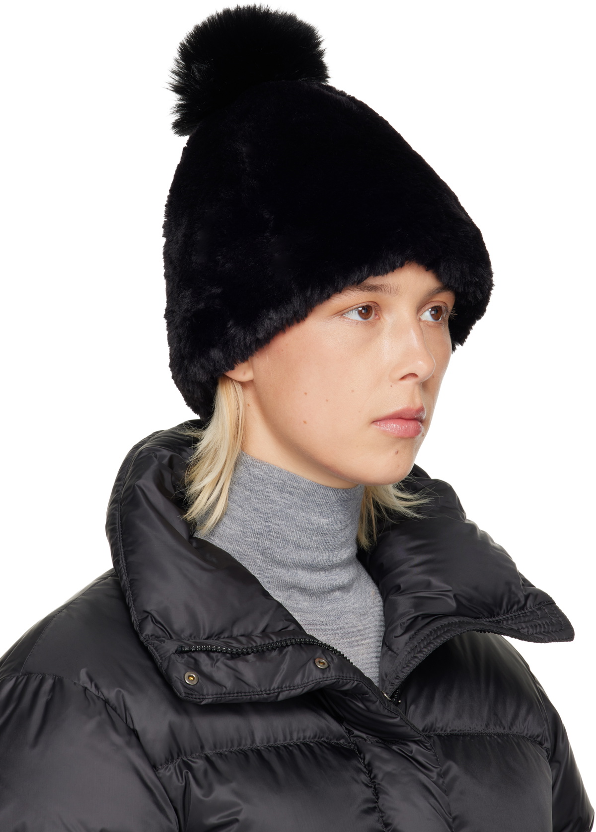 Max Mara Black Casta Beanie