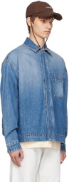 JACQUEMUS Blue Les Classiques 'La chemise de-Nîmes' Denim Shirt