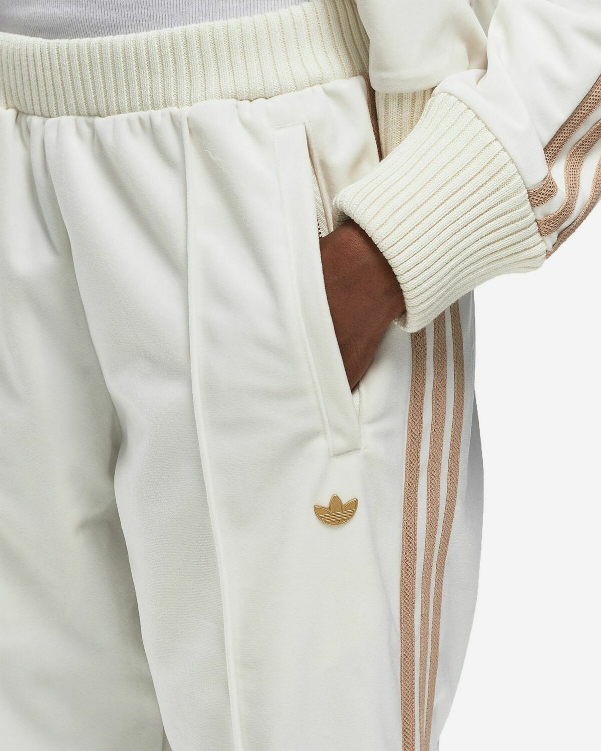 Adidas Velvet Track Pants White Track Pants adidas