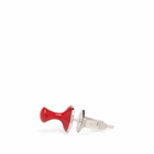 Miansai Men's Tack Enamel Stud Earring in Red 