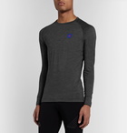 Soar Running - Merino Wool and Silk-Blend Base Layer - Gray