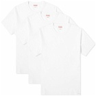 Visvim Men's Sublig Wide T-Shirt - 3 Pack in White