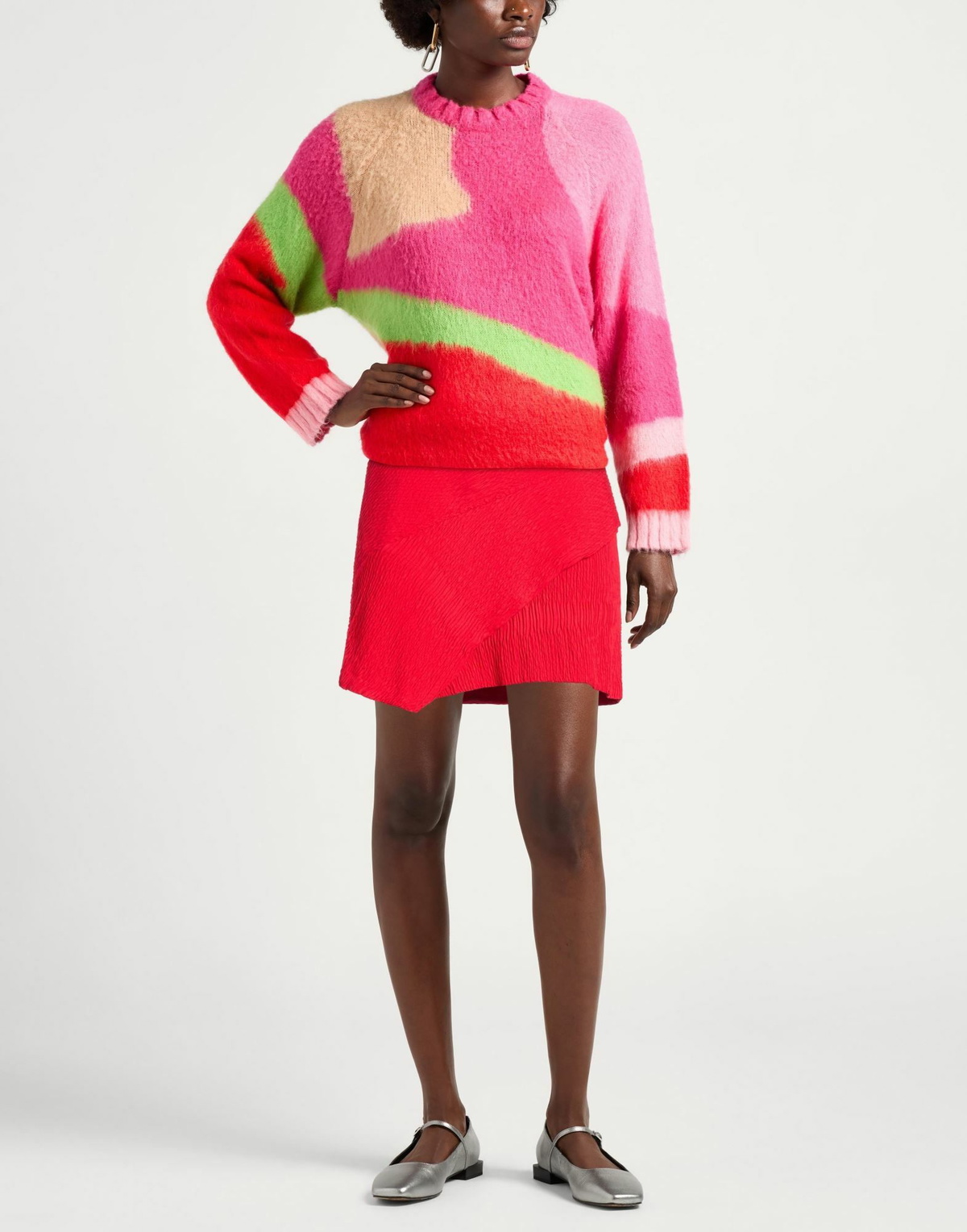Maje Womens Mini skirt in Red