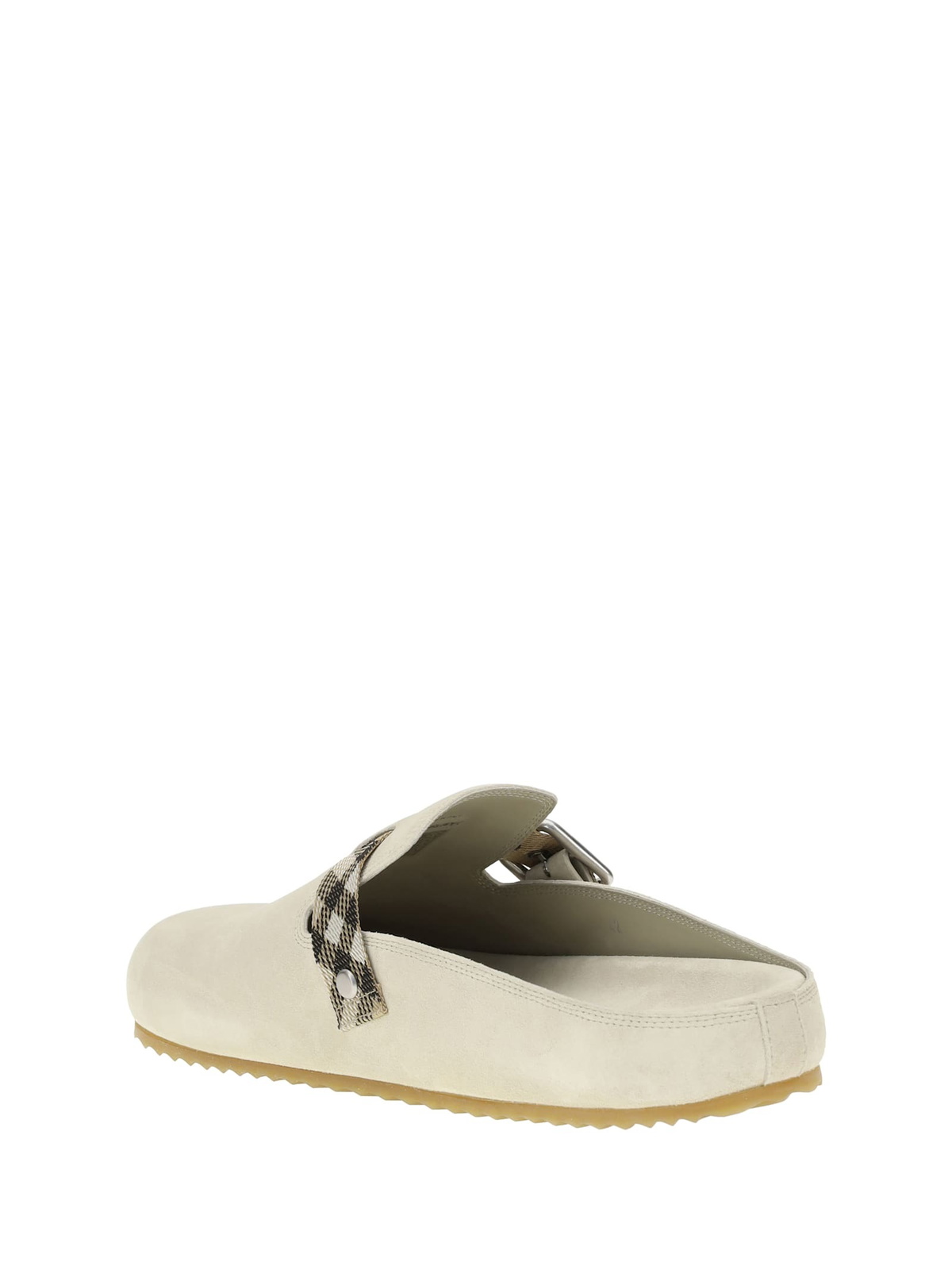 サンダル・ミュール Burberry Urchin Sandals - Burberry - Leather - Beige Burberry Clogs Urchin Sandals Burberry