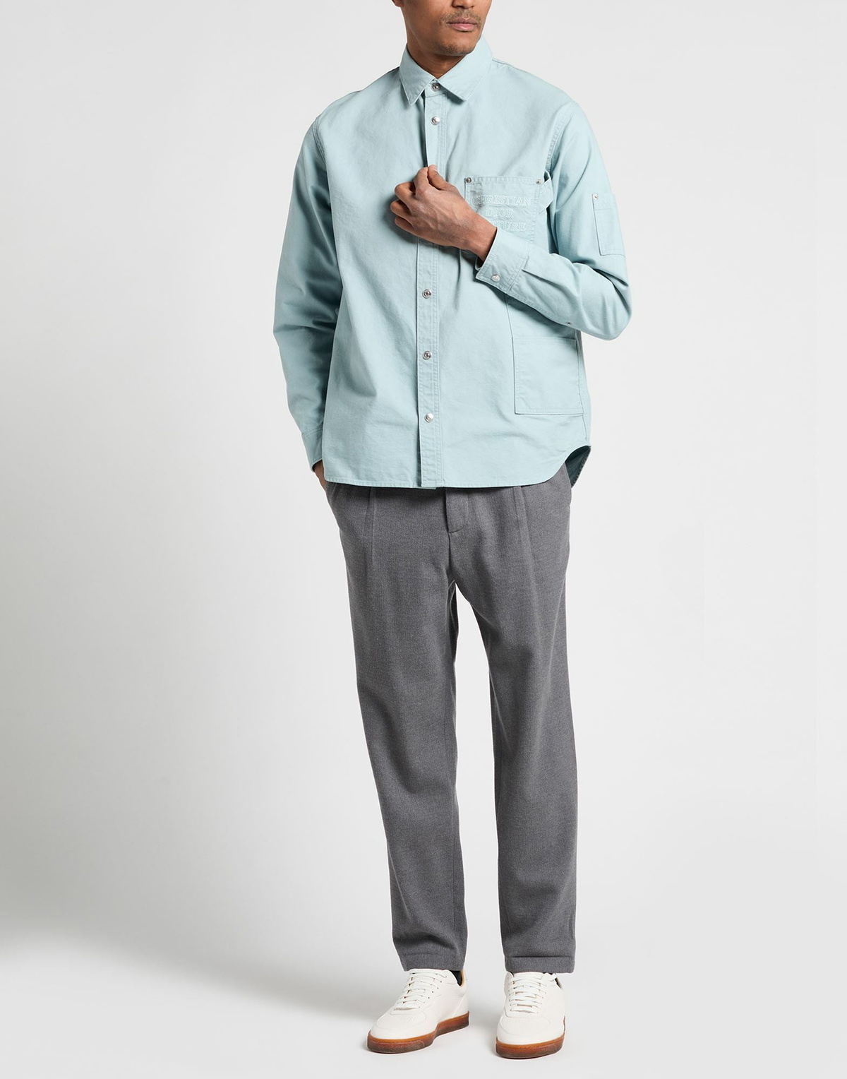 Dior Mens Denim shirt Light in Blue