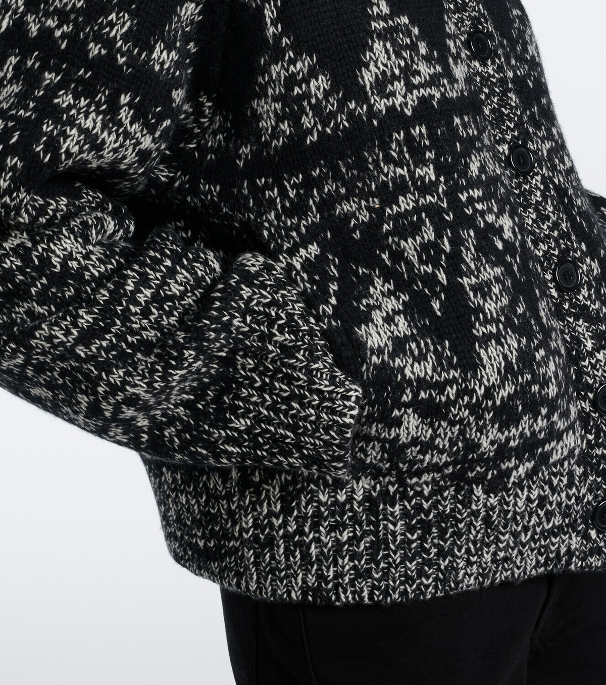Vince Fair Isle wool-blend cardigan