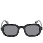 Brain Dead Men's Newman Sunglasses in Black