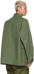 Engineered Garments Green Jungle Fatigue Jacket