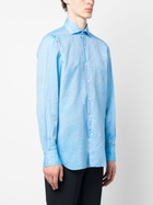 FINAMORE 1925 - Linen Blend Regular Fit Shirt