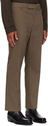 Ferragamo Taupe Tailored Trousers