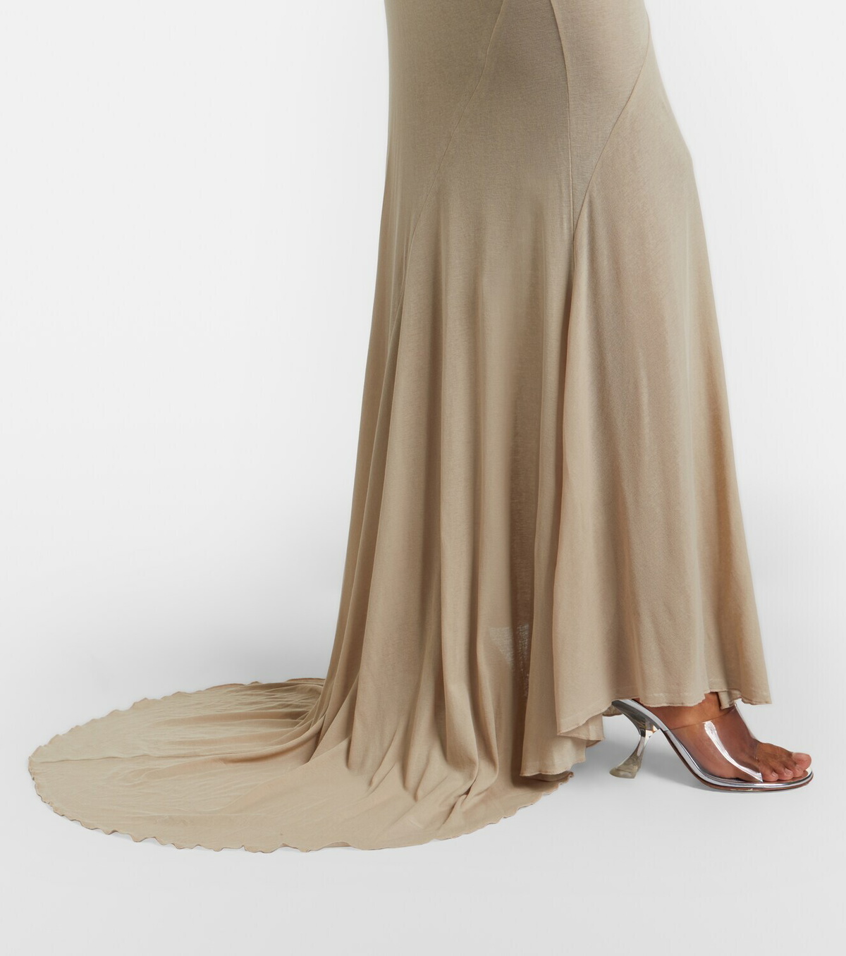 Mugler Cotton jersey gown
