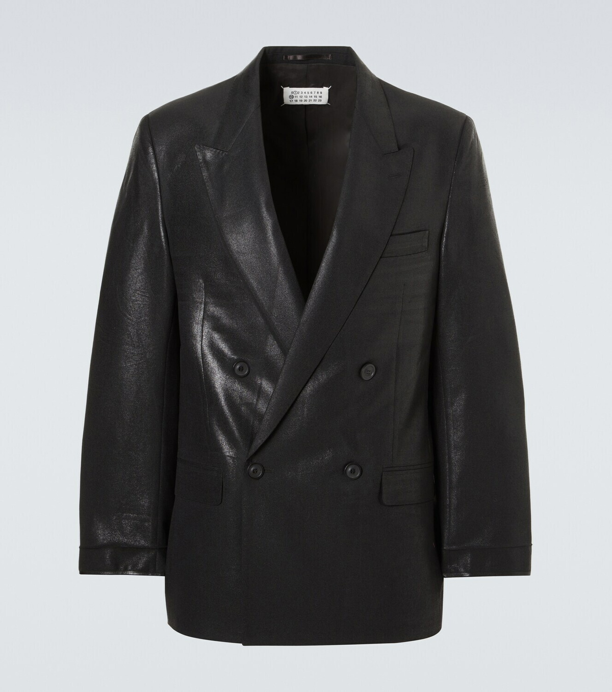 Maison Margiela Double-breasted virgin wool blazer