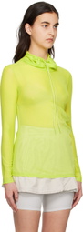 TheOpen Product Green Drawstring Turtleneck