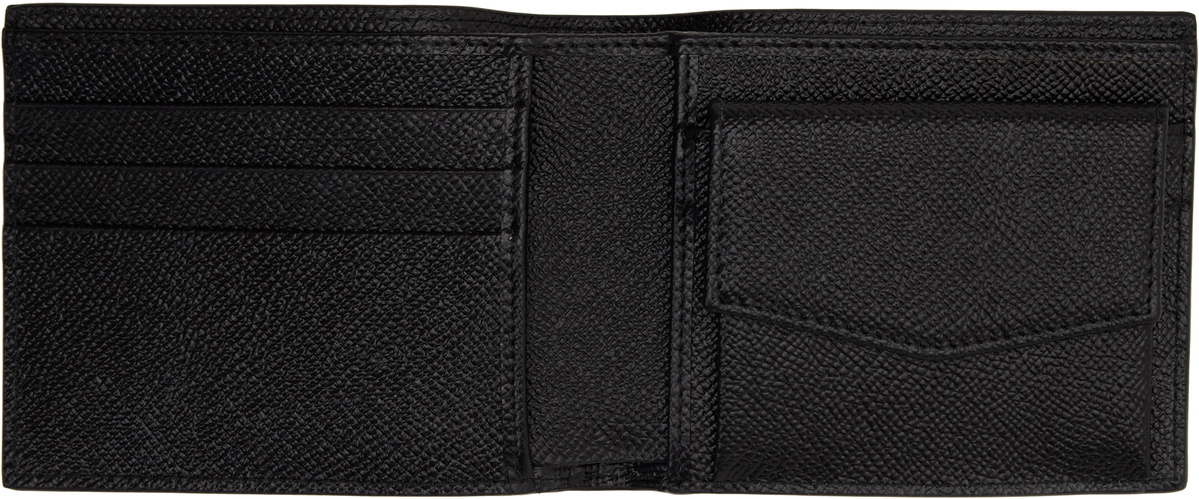 Dolce&Gabbana Black Calfskin Coin Pocket Wallet
