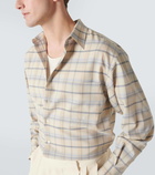 Auralee Checked wool shirt