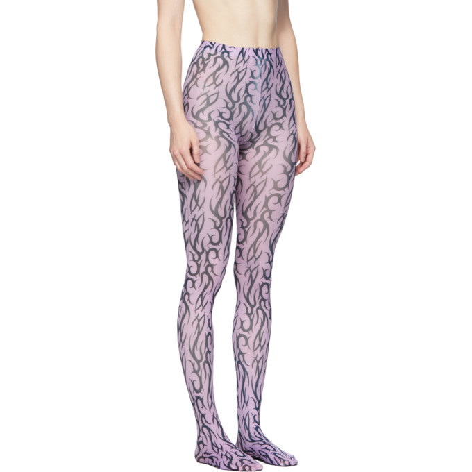 Ashley Williams Purple Tattoo Tights Ashley Williams