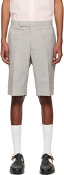 Thom Browne Gray Wool Shorts