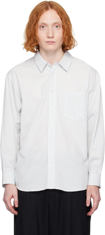Photo: Dunst Blue Oversized Striped Shirt
