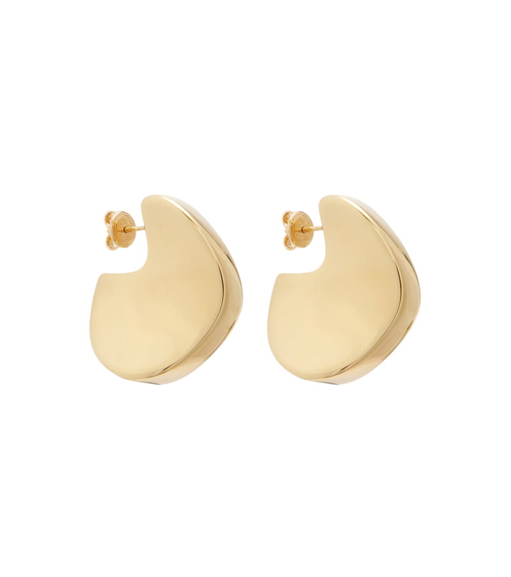 Photo: Bottega Veneta 18kt gold-plated sterling silver earrings