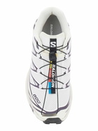 Salomon xt-6 White Low Top Sneakers With Front Lace-up Closure And Mxi Logo Lettering In Fabric Unisex