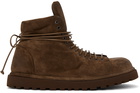 Marsèll Brown Suede Lace-Up Boots