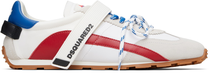 Photo: Dsquared2 White DC-642 Sneakers