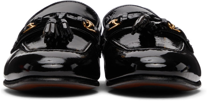 Photo: TOM FORD Black Patent Sean Tassel Loafers