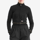 Dickies Women's Funnel Neck Cardigan in Black