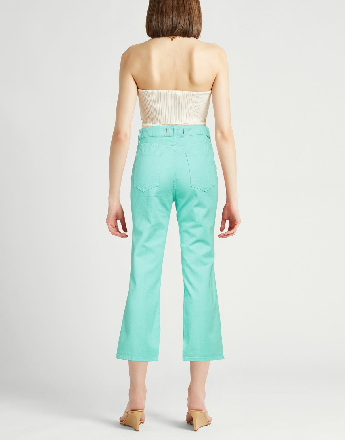 Jucca Womens Jeans Light in Green