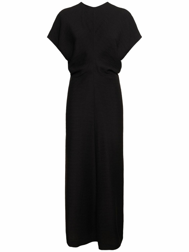 Photo: TOTEME Slouch Waist Viscose Midi Dress