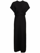 TOTEME Slouch Waist Viscose Midi Dress