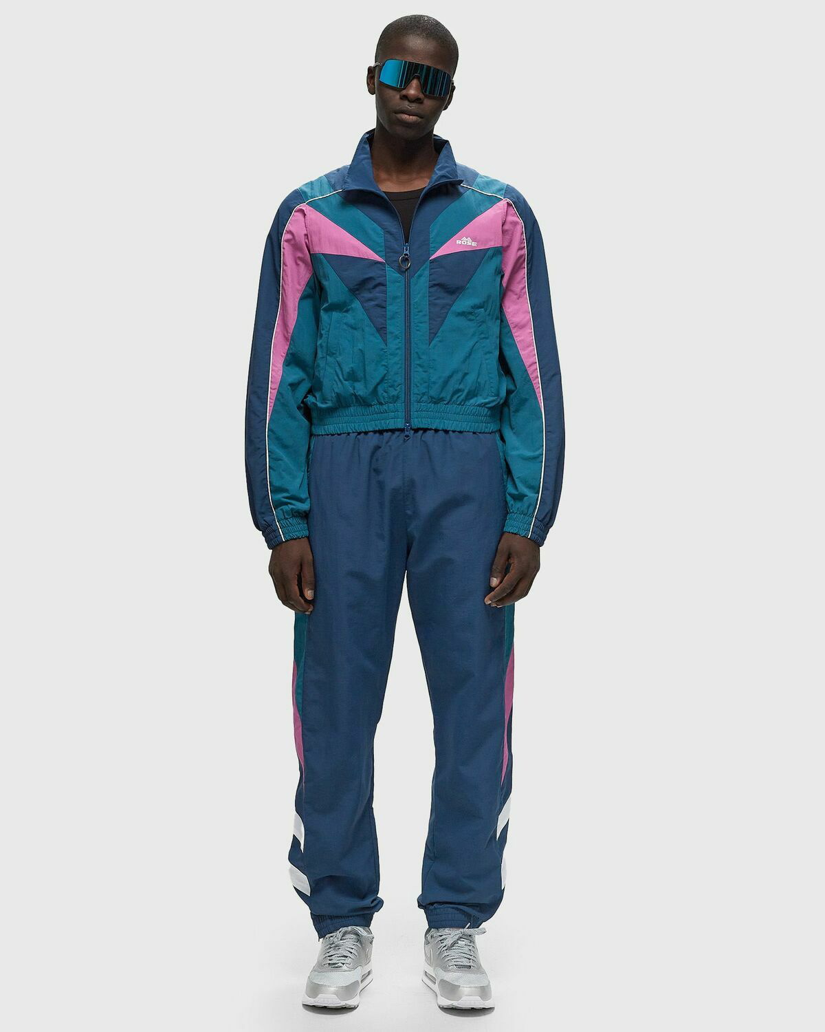 Martine Rose Shrunken Track Jacket Blue Mens Track Jackets Martine Rose