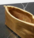 Loewe Flamenco Medium metallic leather tote bag