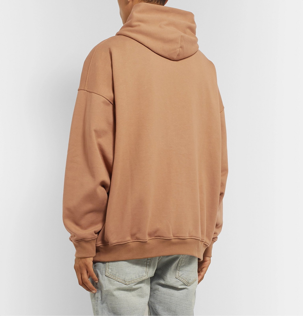 Fear of God - Oversized Loopback Cotton-Jersey Zip-Up Hoodie - Brown ...