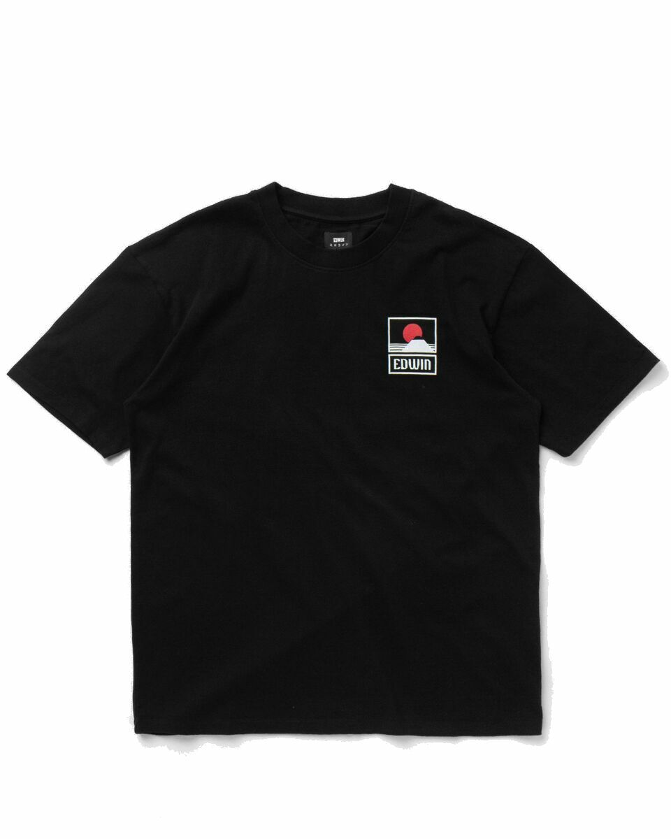 Photo: Edwin Sunset On Mt Fuji Tee Black - Mens - Shortsleeves